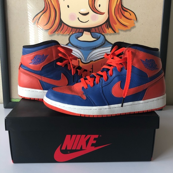 Nike Air Jordan 1 “ Knicks “ size 9 VNDS - Picture 7 of 7